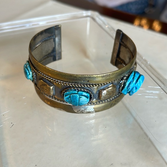 Egyptian Revival cuff# - Picture 2 of 9
